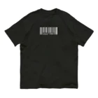 KAWARI_monoのバーコード_since1981 オーガニックコットンTシャツ