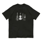 白黒専門店 ■□■□のQuartetto 弦楽器 Organic Cotton T-Shirt