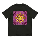 LiyaNのSURYA (スーリヤ) 背景付き Organic Cotton T-Shirt