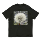 でおきしりぼ子の実験室のわたげのうたげ-正方形 Organic Cotton T-Shirt