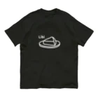 LibiのLibi(ちーずけーき)白文字 Organic Cotton T-Shirt