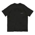 Futakawa Mayuのグッズショップのpool ロゴT 白文字 オーガニックコットンTシャツ