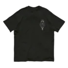 茶木谷なつとの狐面（黒白） Organic Cotton T-Shirt