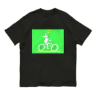 shinri murakami "HALLELUJAH!"の"CYCLING(SUNFLOWER) "  オーガニックコットンTシャツ