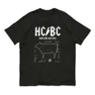 DEATHPOGRAPHYのHCBC💀 WhitePrint Organic Cotton T-Shirt