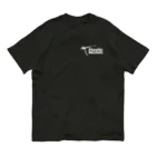 なんでも制作日記店のKPMロゴTシャツ - 黒 オーガニックコットンTシャツ