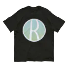 REST IN RECORDSのレストインレコーズ | レーベルロゴ | オフィシャルカラー オーガニックコットンTシャツ