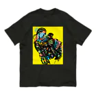 月が輝くこんな夜にの膝 オーガニックコットンTシャツ