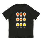 オノマトピアのゆで卵早見表 Organic Cotton T-Shirt