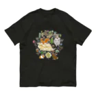 ごまーみんのモルとリスの森 オーガニックコットンTシャツ