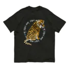 LalaHangeulの虎の仔　韓国語デザイン Organic Cotton T-Shirt