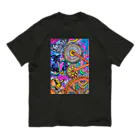 Kokotarot2021の運命の輪 オーガニックコットンTシャツ