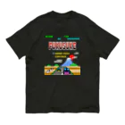 Siderunの館 B2のレトロゲーム風な福助 オーガニックコットンTシャツ