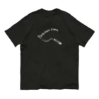 sandy-mの極上のいっぷく 白ver. オーガニックコットンTシャツ