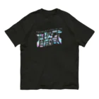 HIRAYASU DESIGNの 天国に好きなバンドはいないから地獄の門で音漏れを聞く オーガニックコットンTシャツ