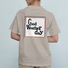 good weather dayのgoodweatherday＿オーガニックコットンロゴT Organic Cotton T-Shirt