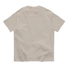 aya1のトイプードルにこ〈白線･円〉 オーガニックコットンTシャツ