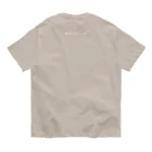 aya1のダックスフンドにこ〈白線〉 オーガニックコットンTシャツ