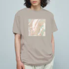 天宮エリカのフルイド ライトグレイッシュ Organic Cotton T-Shirt