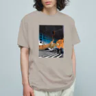 MIZUGARAのTIME LIMIT オーガニックコットンTシャツ