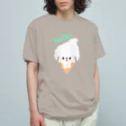 chiiis-chiiisのビションフリーゼ　フワモコちゃん　 オーガニックコットンTシャツ