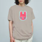 ✨🌈✨ユラクラカン🇯🇵 ✨🌈✨のつよつよ！ピンクのうさぎさん！ Organic Cotton T-Shirt