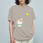 AriyamaSayuriの今日ものんびり。きんハムちゃん オーガニックコットンTシャツ