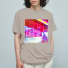 NEON LIGHT STARSのAPPLE NEON マシカク オーガニックコットンTシャツ