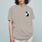 紅空月(kouzuki)designの黒猫_gray Organic Cotton T-Shirt