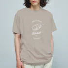 9bdesignのうまいお鮨食べたくて｜玉子 オーガニックコットンTシャツ