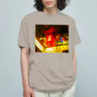 NEON LIGHT STARSの香港九龍カンフー オーガニックコットンTシャツ