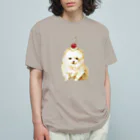 たなか まちのポメラニアンのプリンちゃん（カラー） Organic Cotton T-Shirt