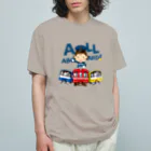 Train Kids! SOUVENIR SHOPの出発進行( All aboard ) ! オーガニックコットンTシャツ