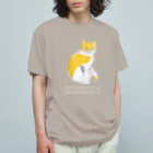 TOSHINORI-MORIのグラTーデザインA オーガニックコットンTシャツ