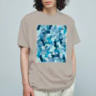 Teal Blue Coffeeのhide-and-seek Organic Cotton T-Shirt