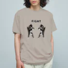 小鳥と映画館のfight オーガニックコットンTシャツ