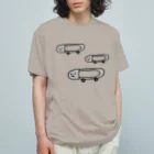 ハナイロの安全運転で行かさせていただきます。安全ピンです。 オーガニックコットンTシャツ