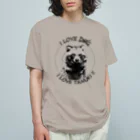 有限会社サイエンスファクトリーのI LOVE TANUKI !! Organic Cotton T-Shirt