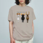 mayon's animal shopのUpgraded horns. つのパン Organic Cotton T-Shirt