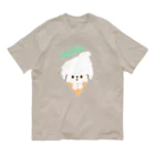 chiiis-chiiisのビションフリーゼ　フワモコちゃん　 オーガニックコットンTシャツ