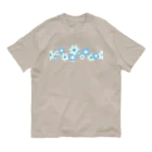 kazeou（風王）のレトロ風花(ドット)B透過 Organic Cotton T-Shirt