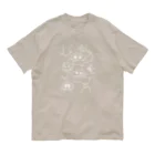 えだもものnekoneko!（白） Organic Cotton T-Shirt