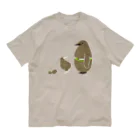 123izmのキウイなキングペンギン雛（グリーン） Organic Cotton T-Shirt