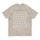 NO POLICY, NO LIFE.の消費税は廃止！【文字WHITE】 オーガニックコットンTシャツ