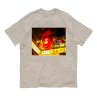 NEON LIGHT STARSの香港九龍カンフー オーガニックコットンTシャツ