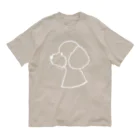 aya1のトイプードル〈白線〉 Organic Cotton T-Shirt