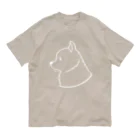 aya1のポメラニアン〈白線〉 オーガニックコットンTシャツ