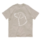 aya1のｺﾞｰﾙﾃﾞﾝ･ﾚﾄﾘｰﾊﾞｰにこ〈白線〉 Organic Cotton T-Shirt