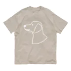 aya1のダックスフンドにこ〈白線〉 Organic Cotton T-Shirt