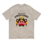 Train Kids! SOUVENIR SHOPの赤い電車 「 武士 ( もののふ ) 」 オーガニックコットンTシャツ